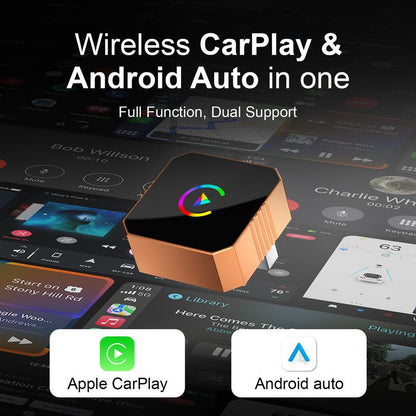 Aimoon Mini Orange Blue Silver Cube Pro 3.0 Wireless CarPlay